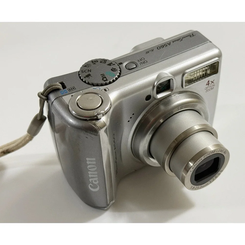 Canon PowerShot A560 Digital Camera Silver 7.1MP 4x Zoom PC1229